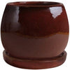 Studio Planter, Red Ceramic, 4-In.