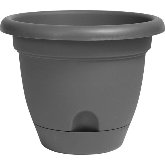 LUCCA PLANTER (8 INCH, CHARCOAL)