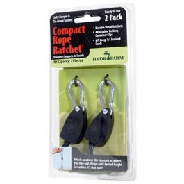 Hydroponic Rope Ratchets, 1/8-In., 2-Pk.