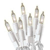 Christmas String to String Light Set, Clear/White Wire, 100-Ct.