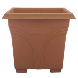plastic deck box planter Medallion Deck Box Planter, Light Terra Cotta Plastic, 15-In. - Almont, MI