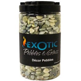 Decor Pebbles, Polished Jade, 5-Lbs.