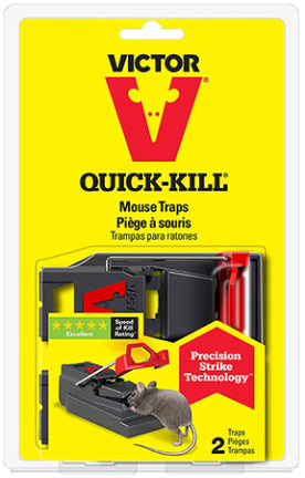 Victor 3-Pack Quick-Kill Mouse Trap