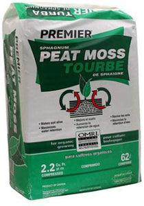 PREMIER PEAT MOSS  SPHAGNUM 2.2 CU FT
